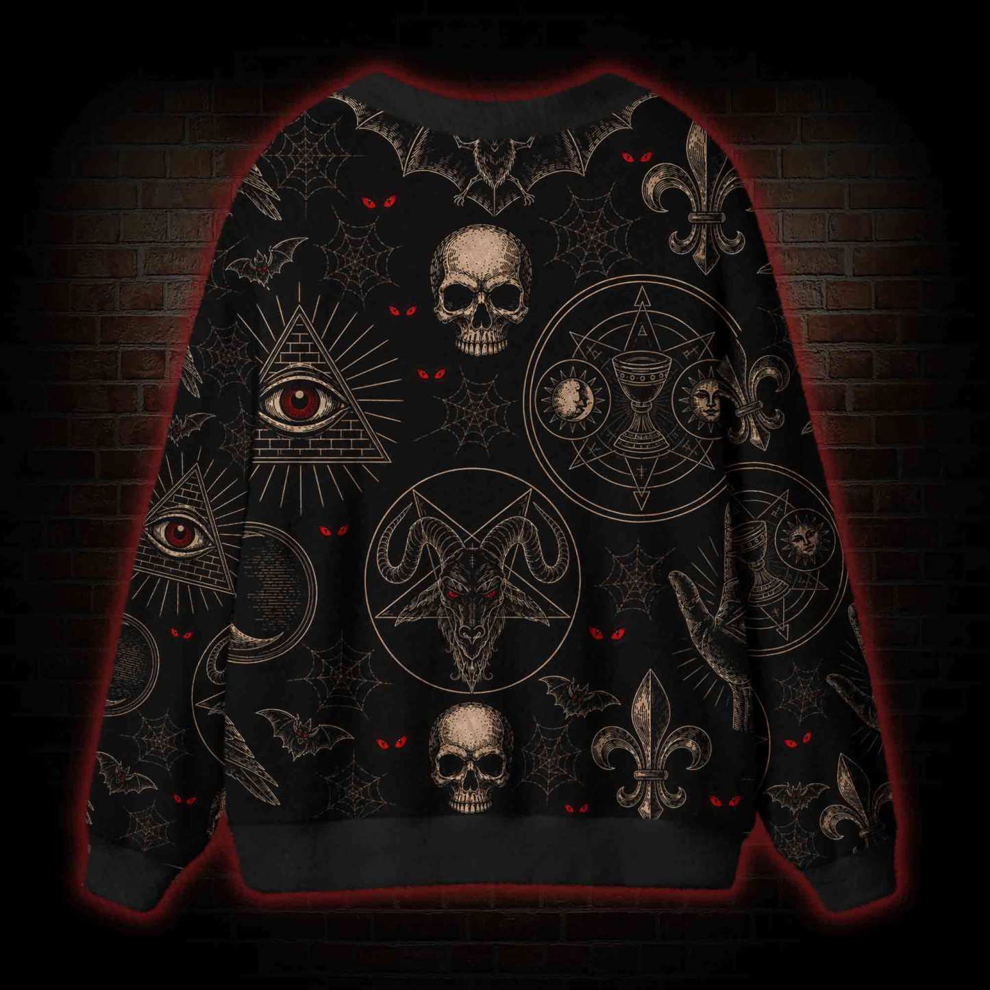 Demonic Ritual Cardigan Sweater