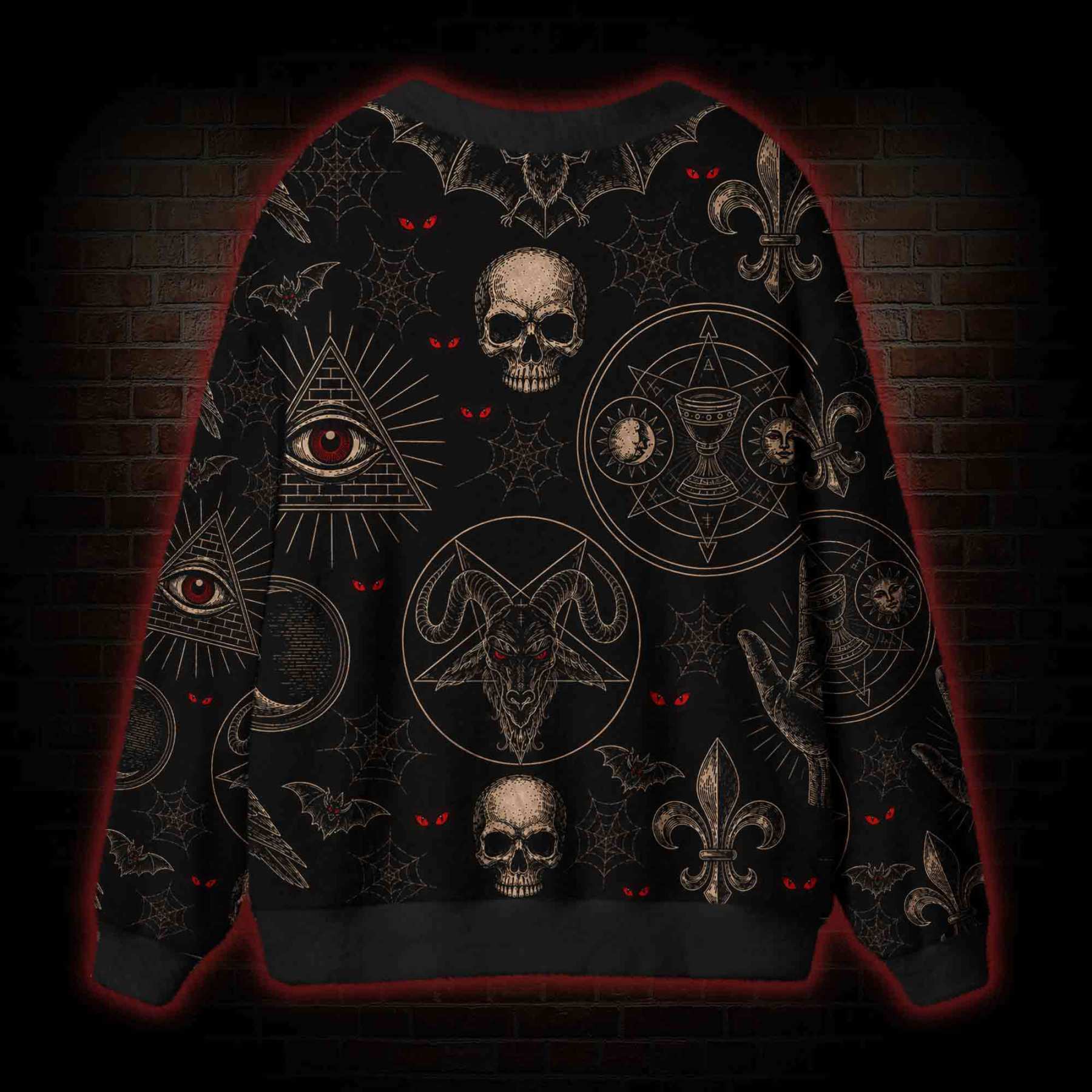 Demonic Ritual Cardigan Sweater
