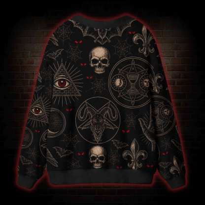 Demonic Ritual Cardigan Sweater