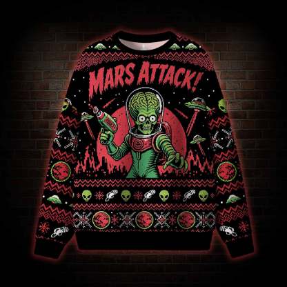 We Come In Peace Ugly Sweatshirts