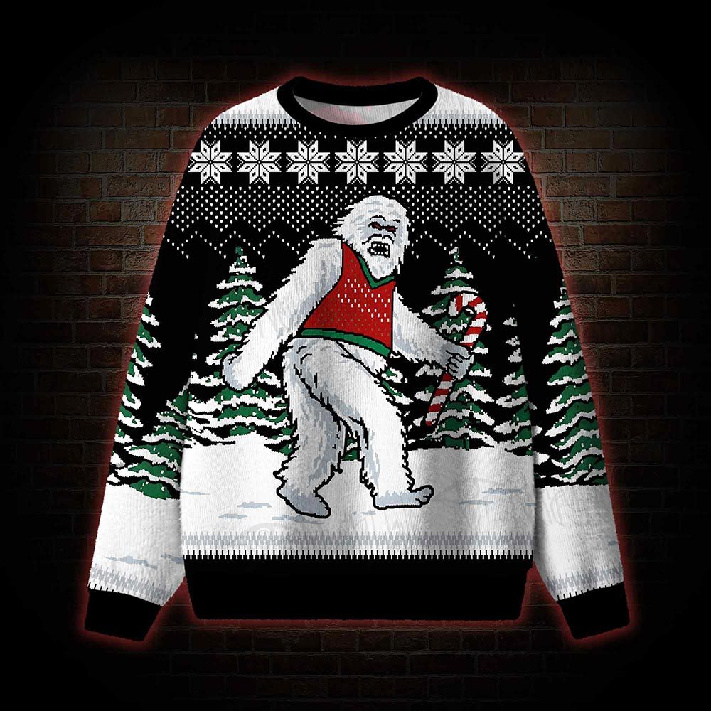 Christmas Funny Bigfoot Sweatshirts