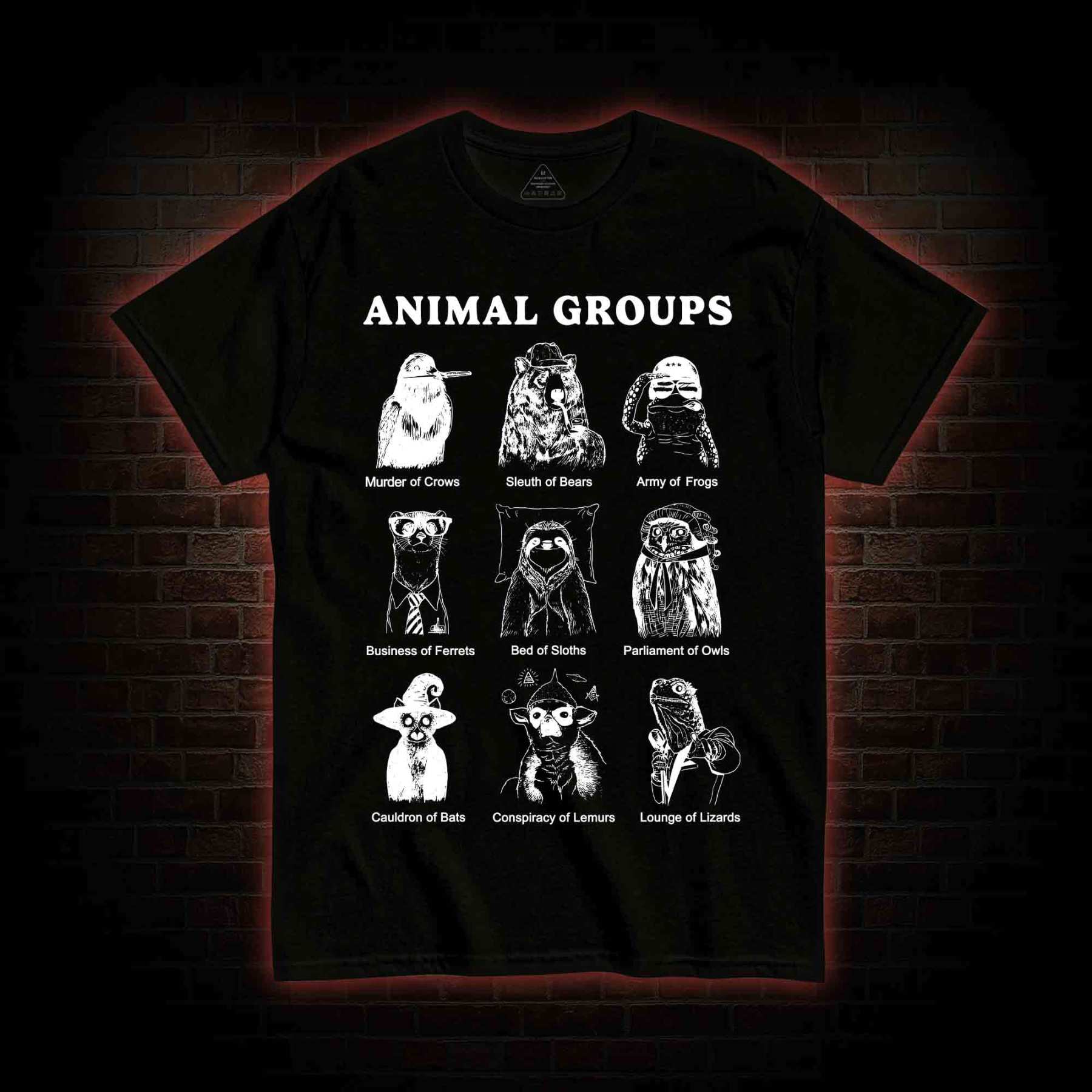 Animal Groups T-shirt