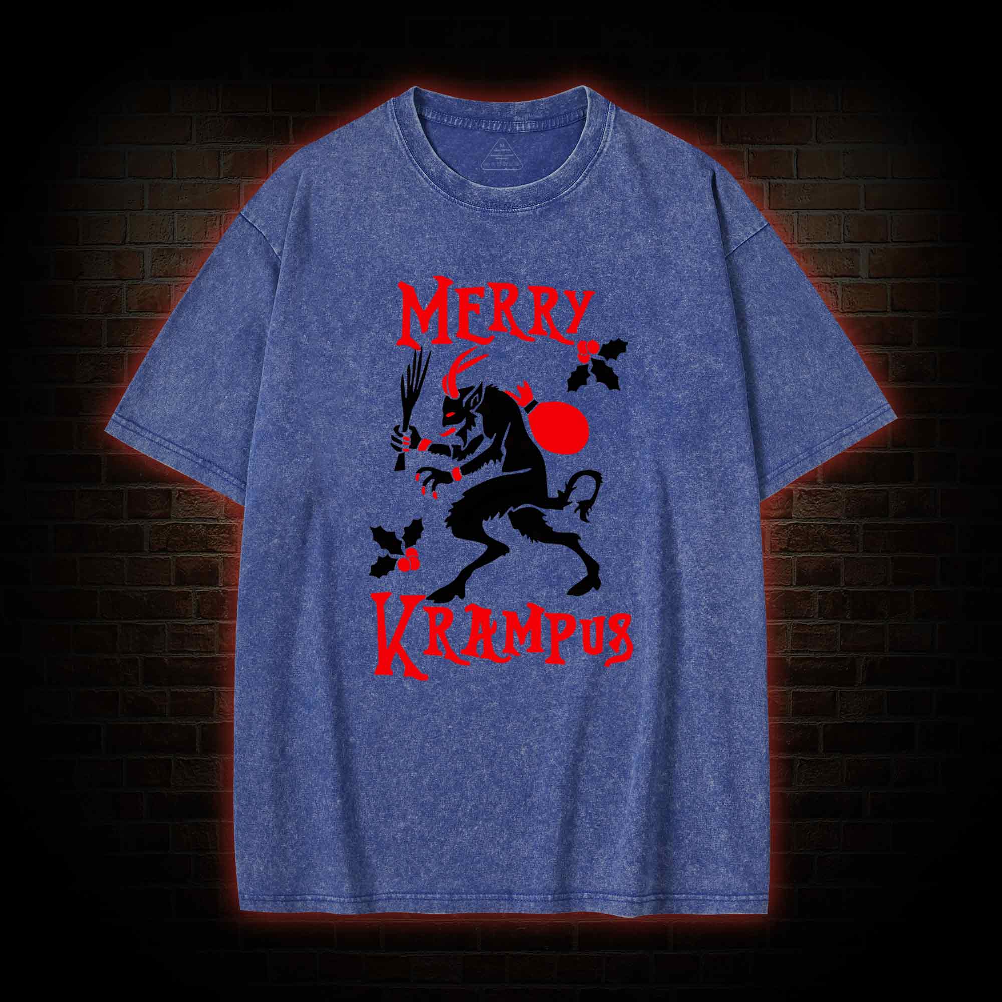 Krampus Creepmas Washed T-shirt