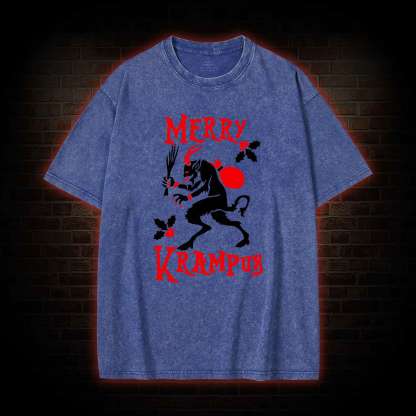 Krampus Creepmas Washed T-shirt