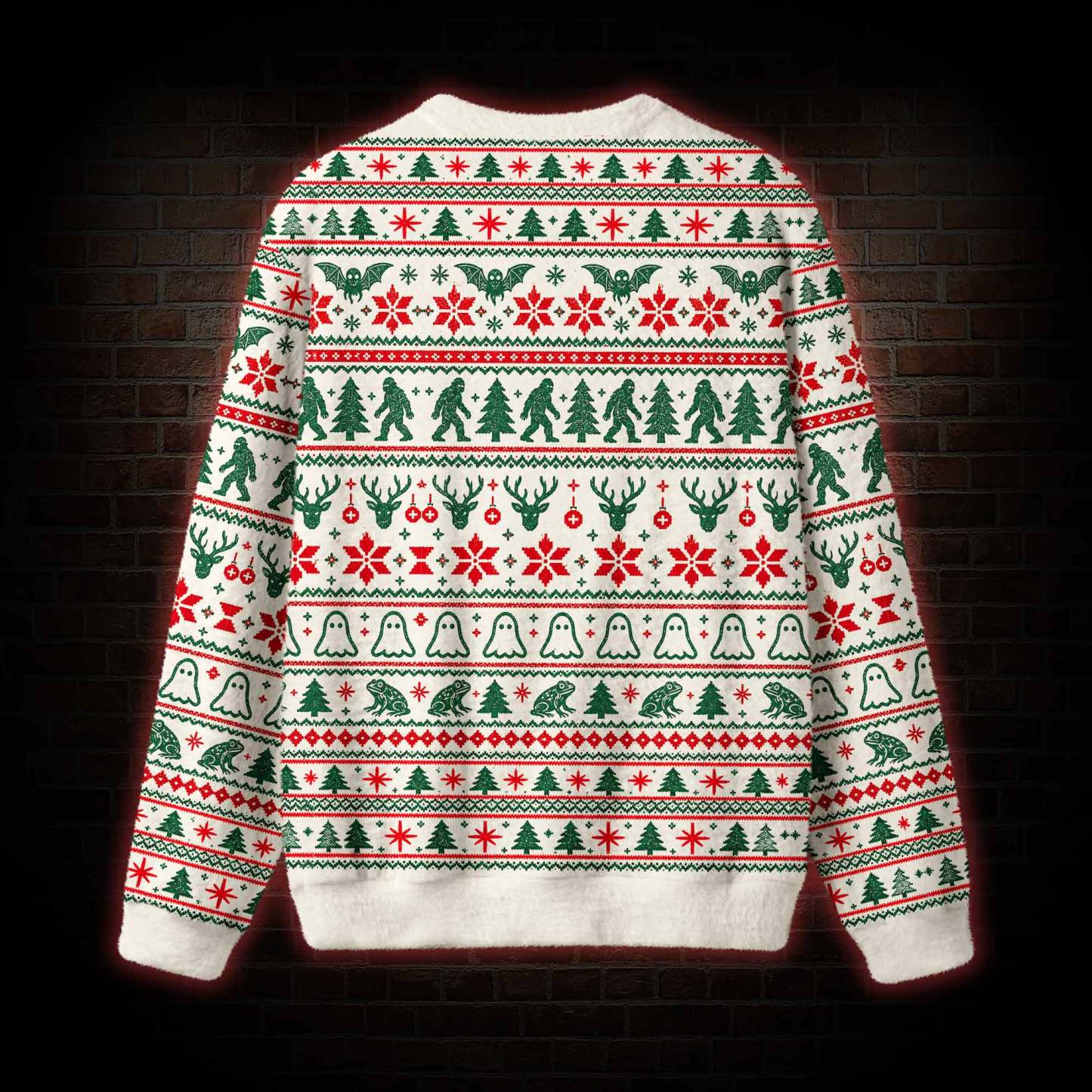Lurking around the Christmas Tree Ugly Sweatshirts