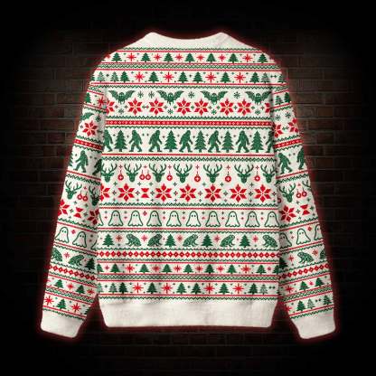 Lurking around the Christmas Tree Ugly Sweatshirts
