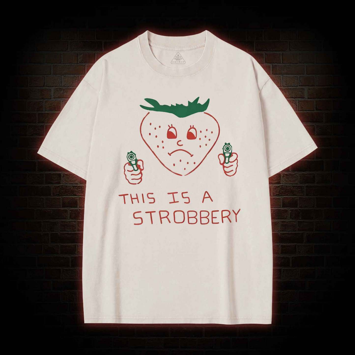 This is a Strobbery Washed T-shirt