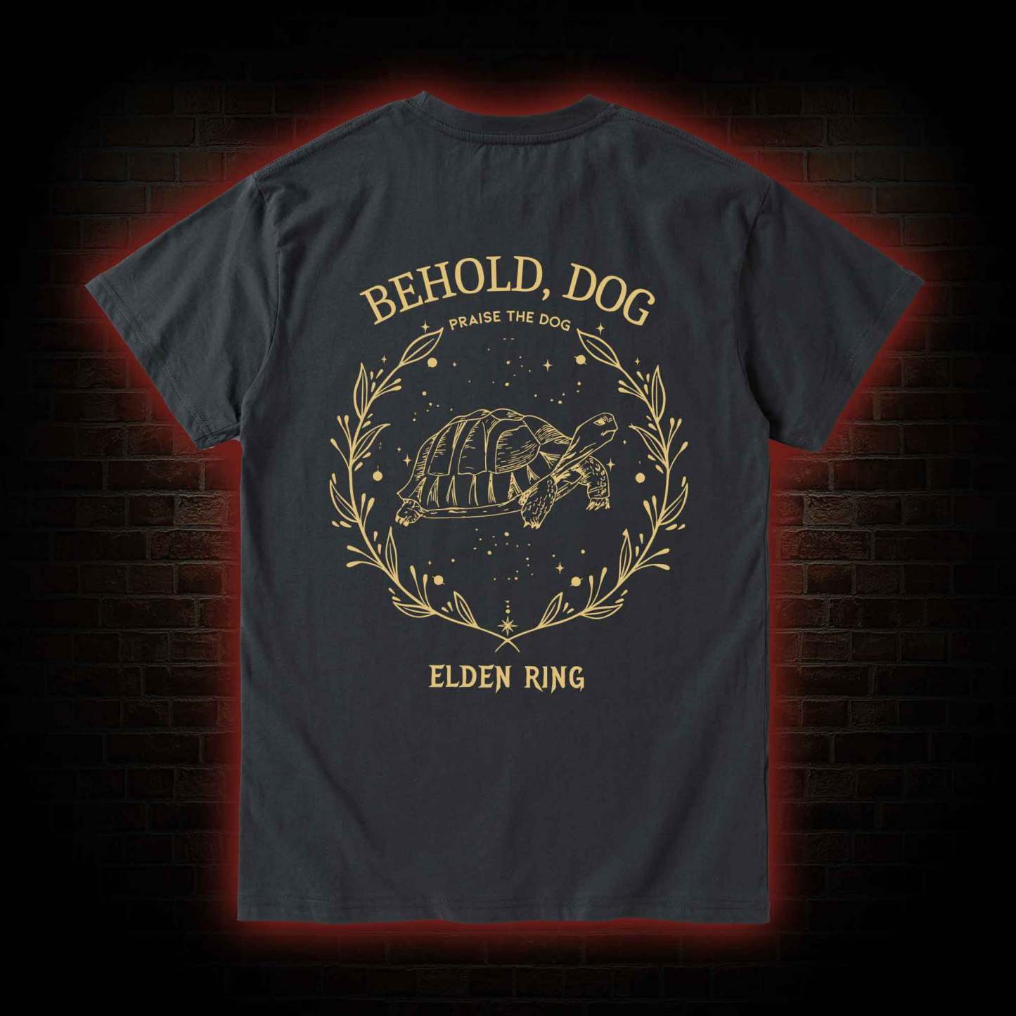 Behold Dog Front Back T-Shirt