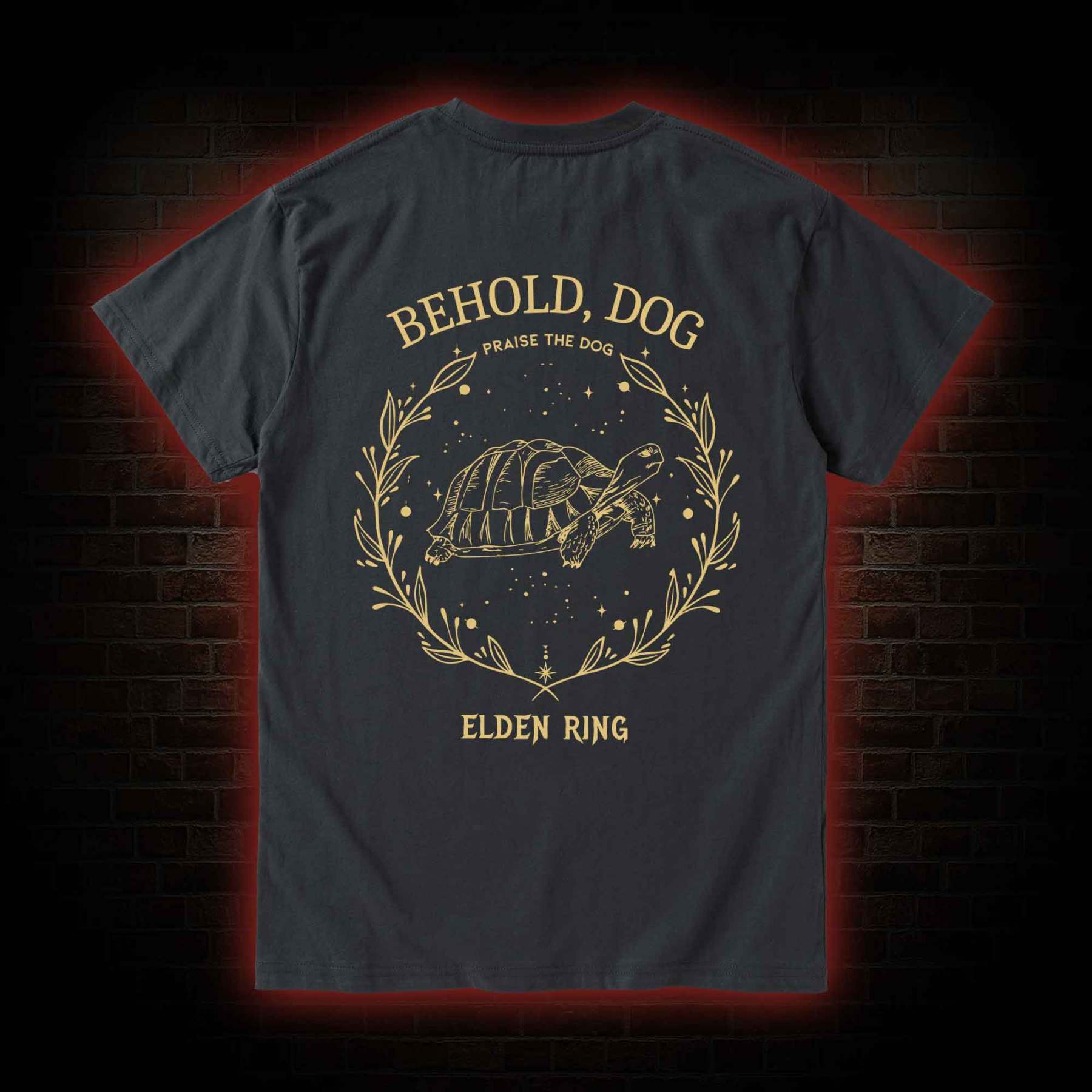 Behold Dog Front Back T-Shirt