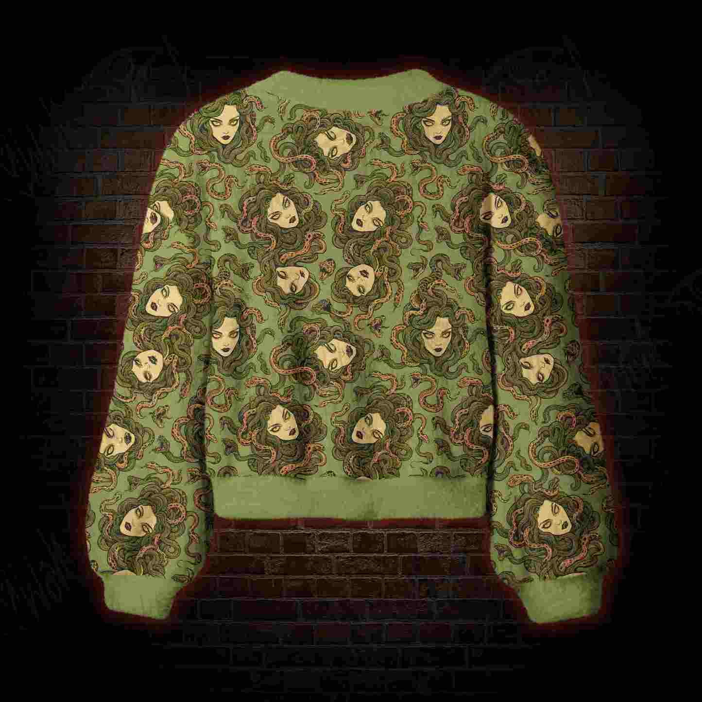 Medusa Serpent Women's Cardigan Sweater