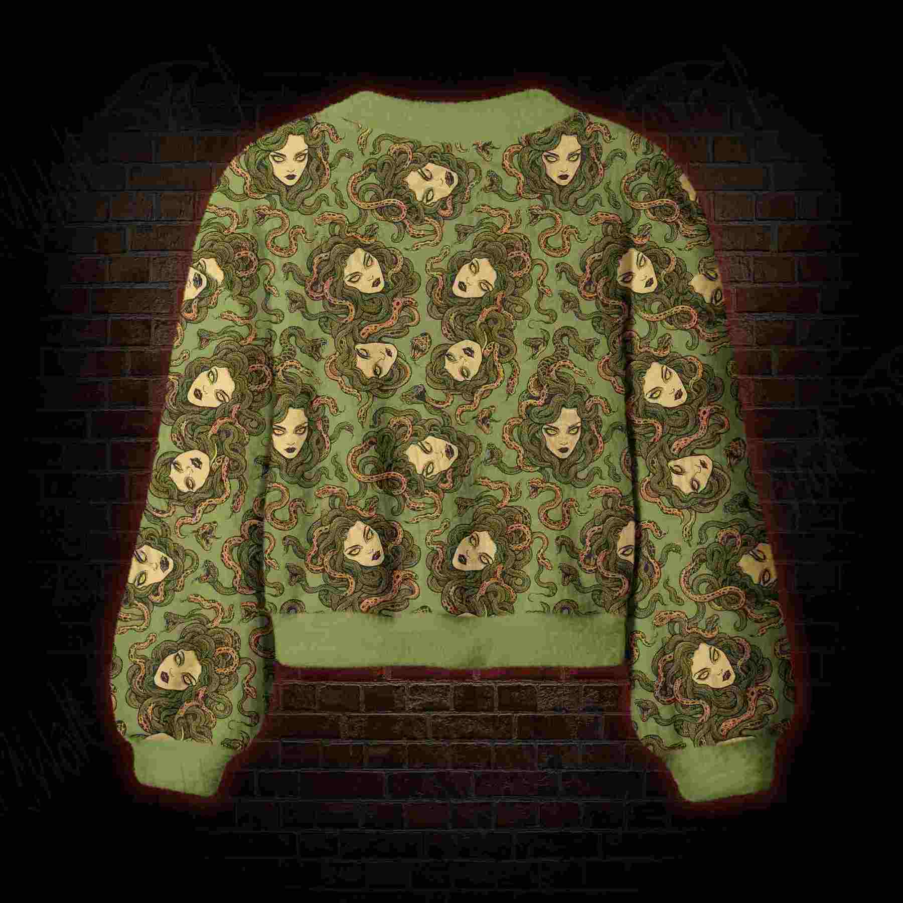 Medusa Serpent Women's Cardigan Sweater