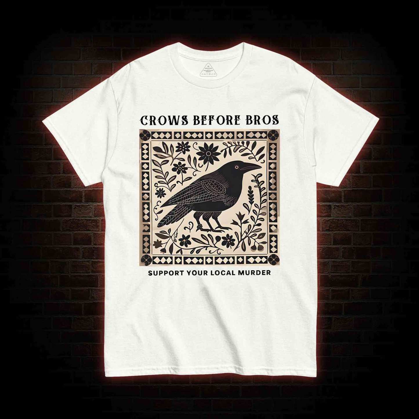 Crows Before Bros T-shirt
