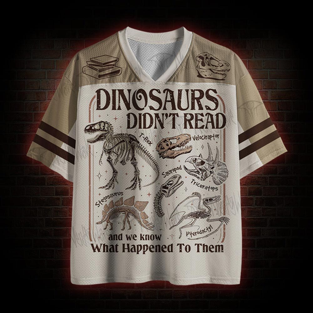 Dinosaurs Didn't Read Mesh Jersey