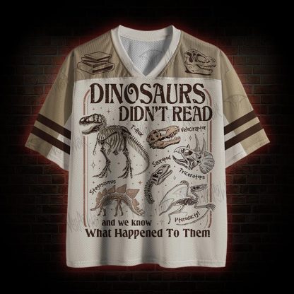 Dinosaurs Didn't Read Mesh Jersey