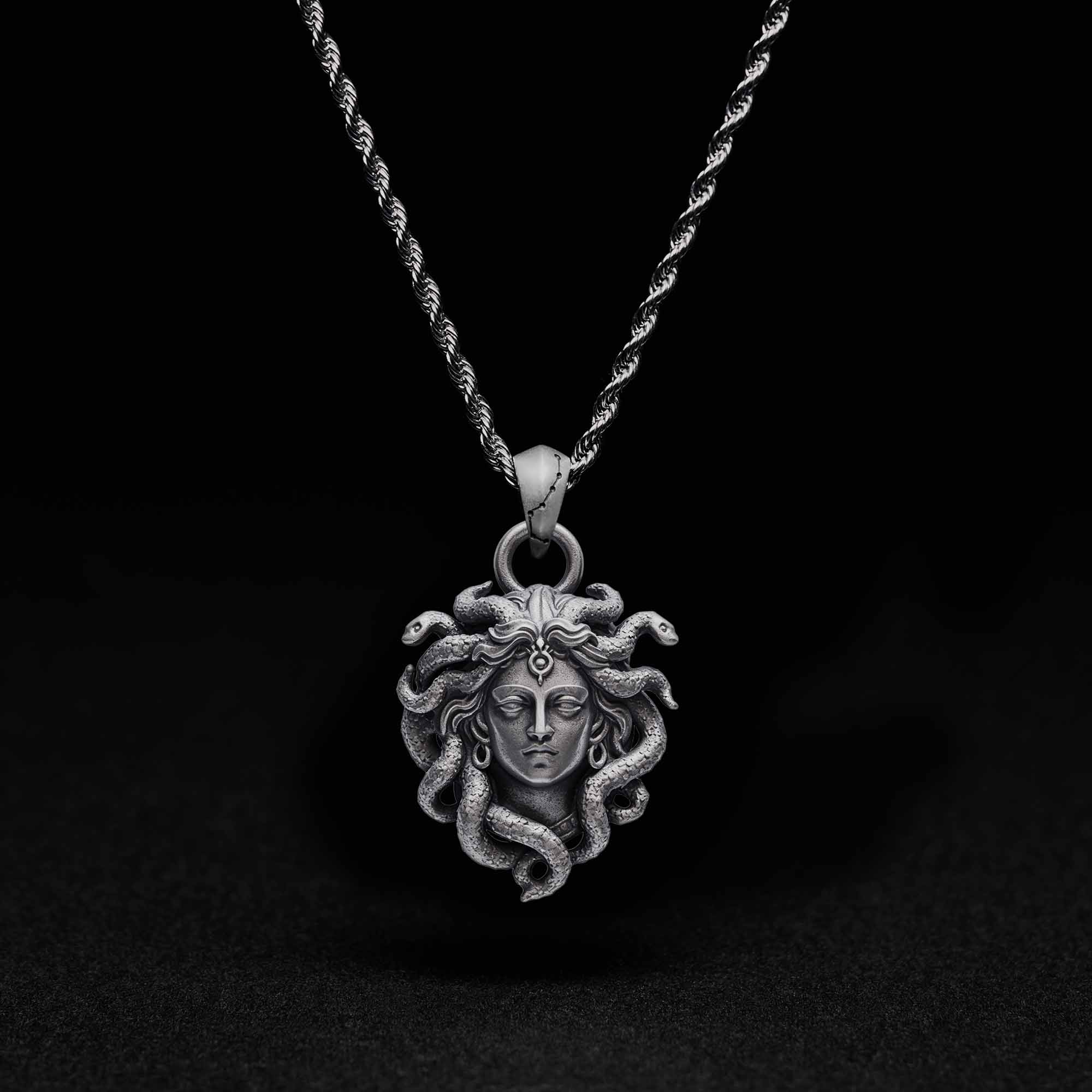 Medusa's Gaze Sculptural Necklace