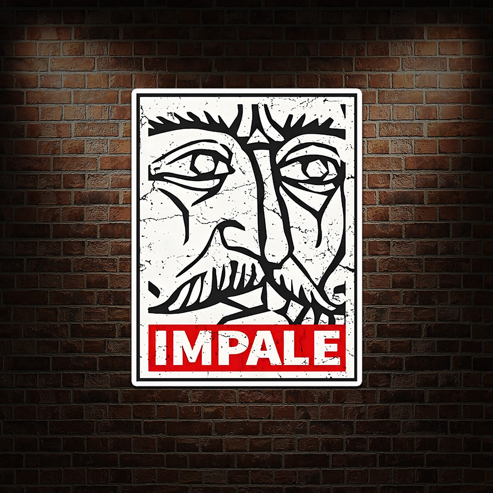 Impale Refrigerator Magnet