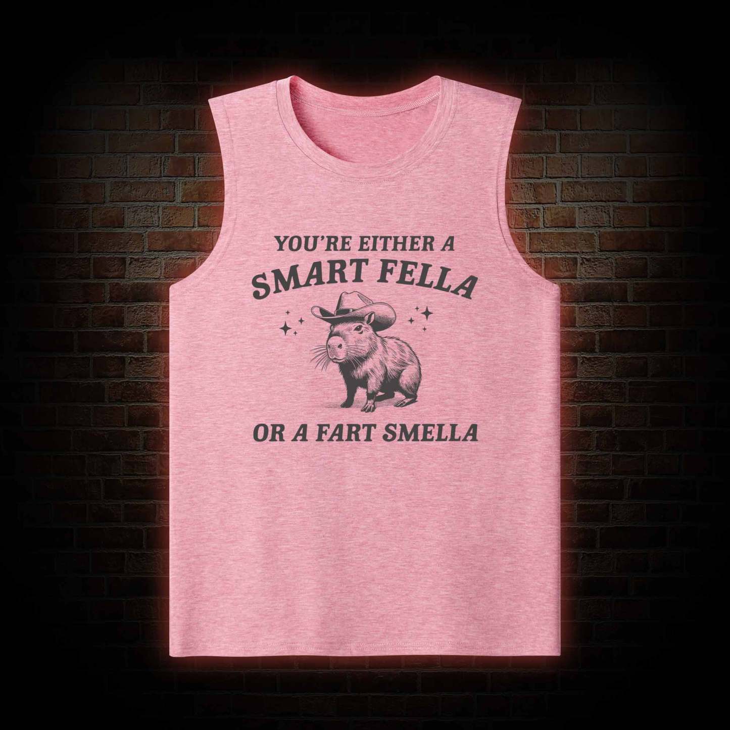 Smart Fella Or Fart Smella Tank Top