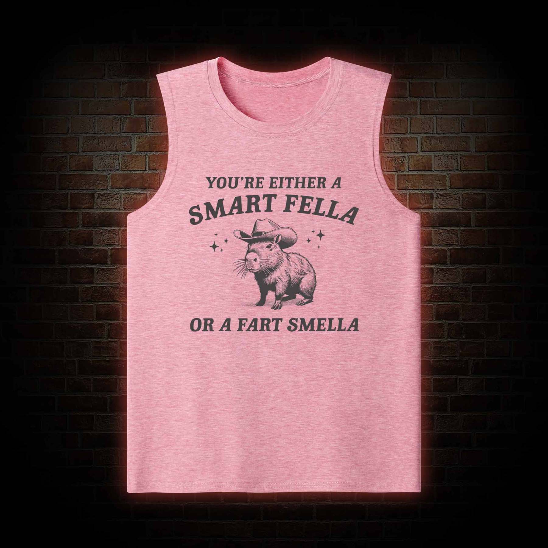Smart Fella Or Fart Smella Tank Top