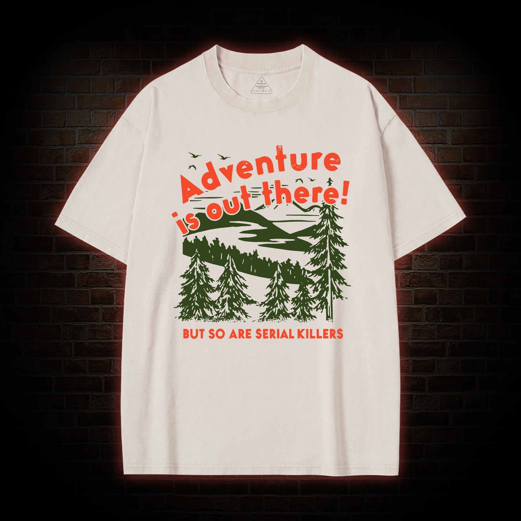 Adventure Is Out There Washed T-shirt