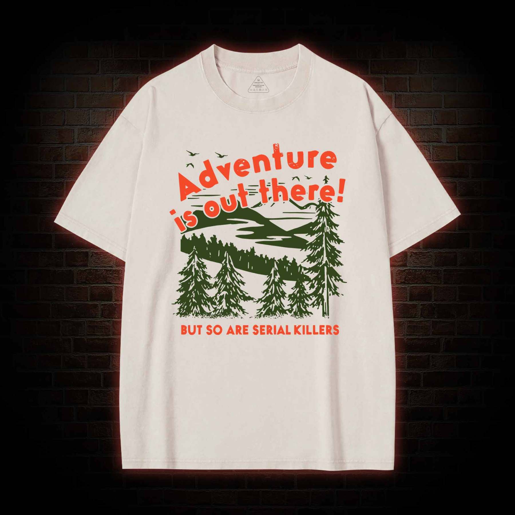 Adventure Is Out There Washed T-shirt