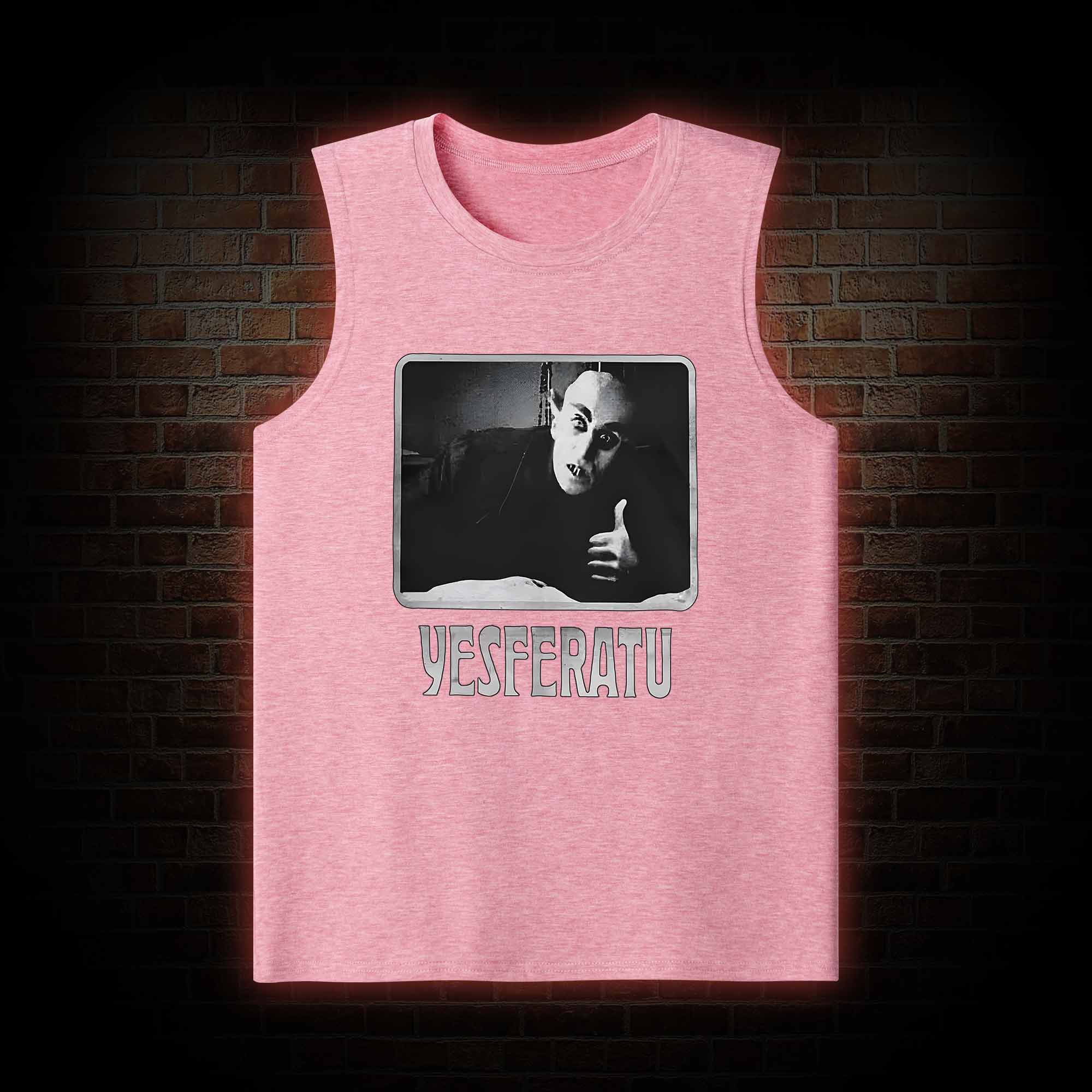 Yesferatu Funny Horror Retro Tank Top