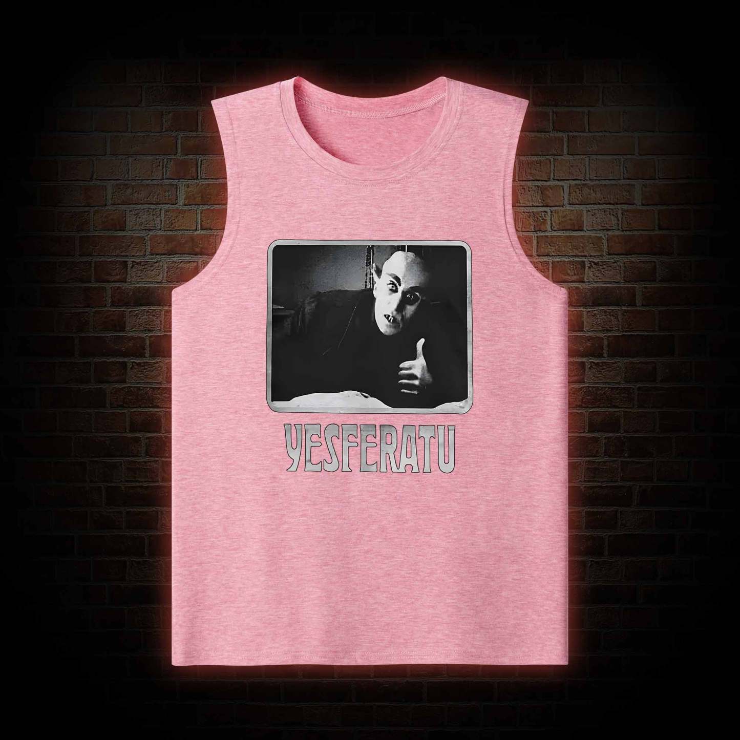 Yesferatu Funny Horror Retro Tank Top