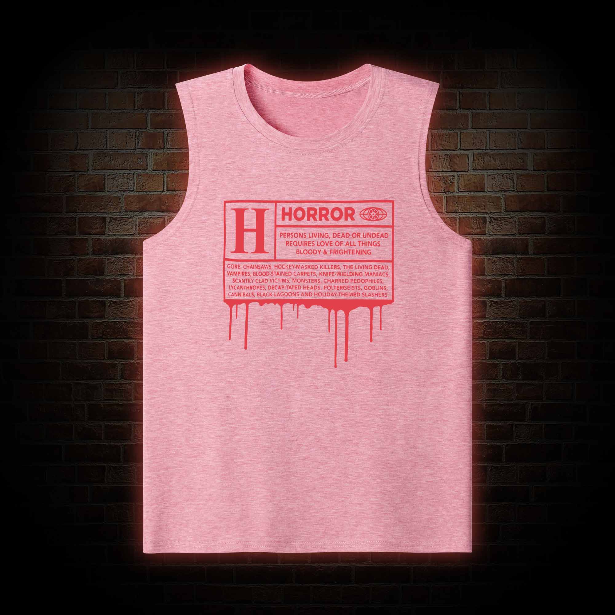Horror Rating Tank Top