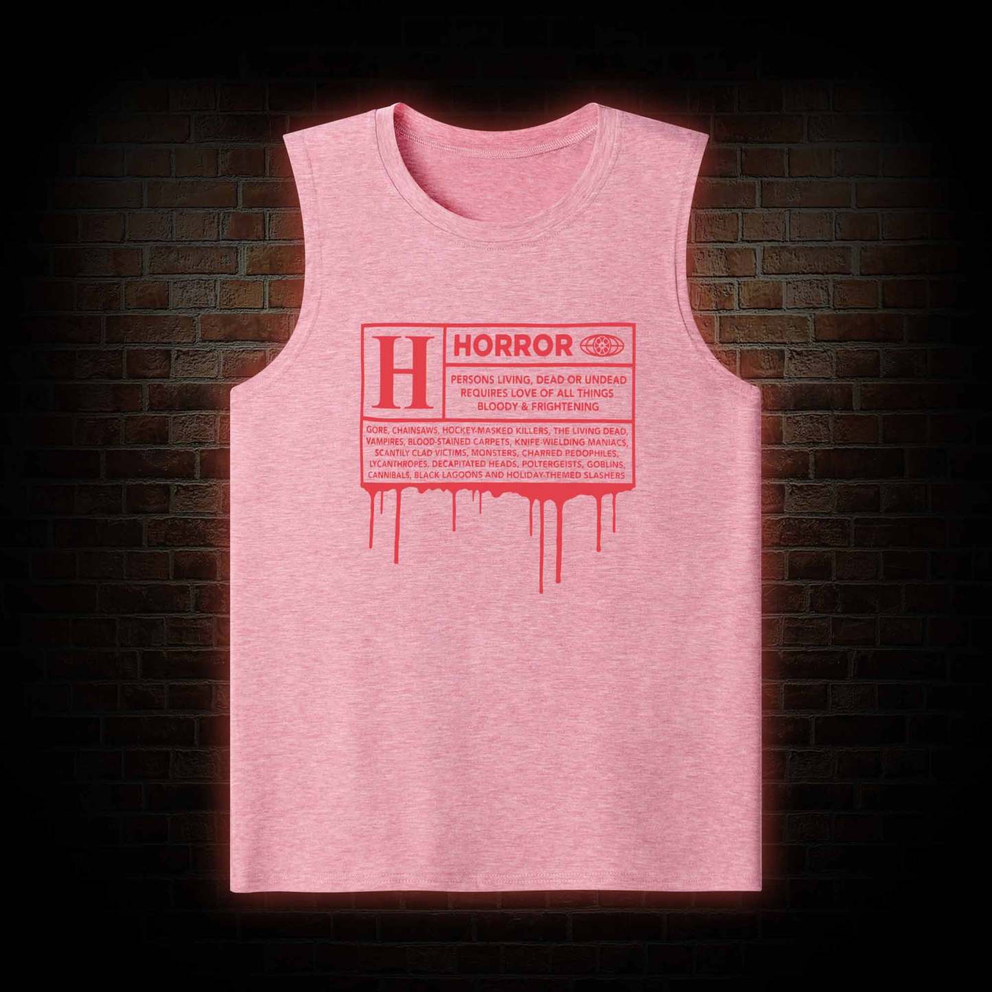 Horror Rating Tank Top