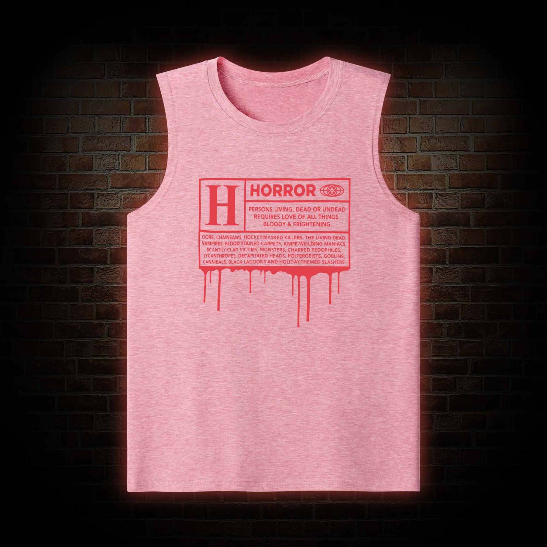 Horror Rating Tank Top