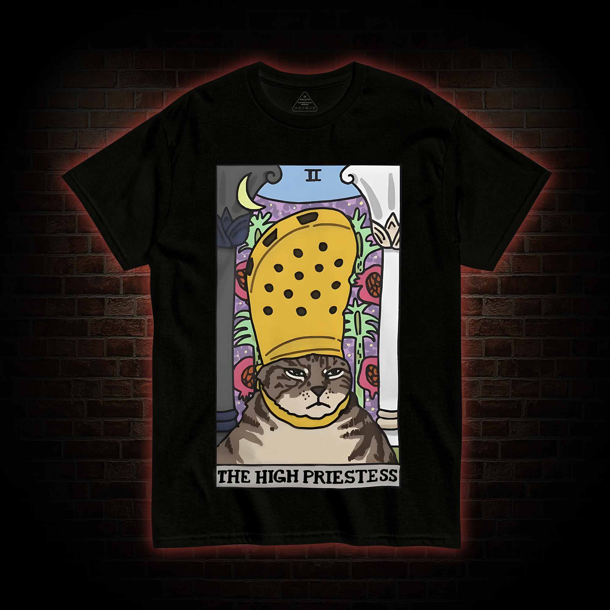 The High Priestess Cat T-shirt