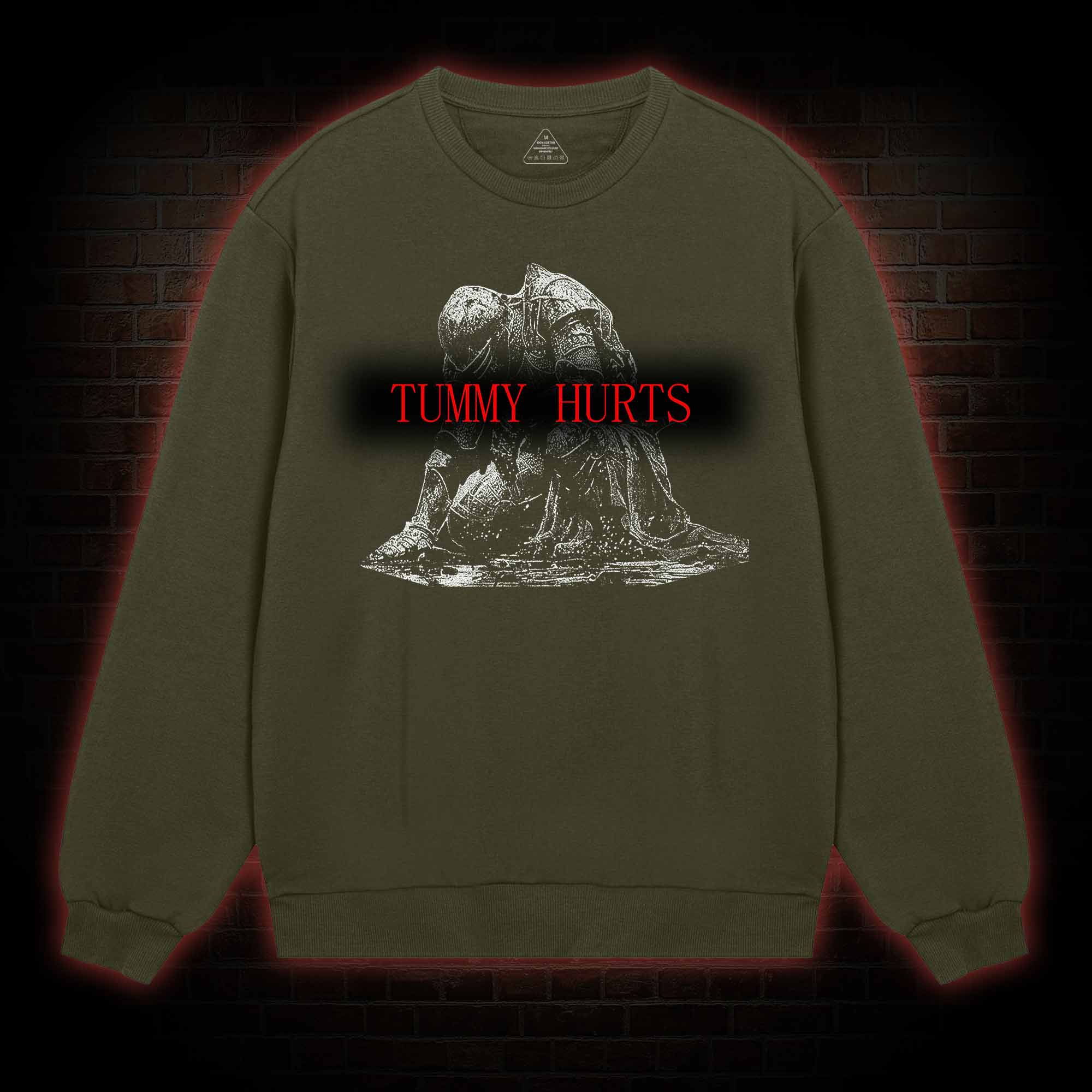 Retro Tummy Hurts Sweatshirt