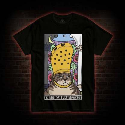 The High Priestess Cat T-shirt