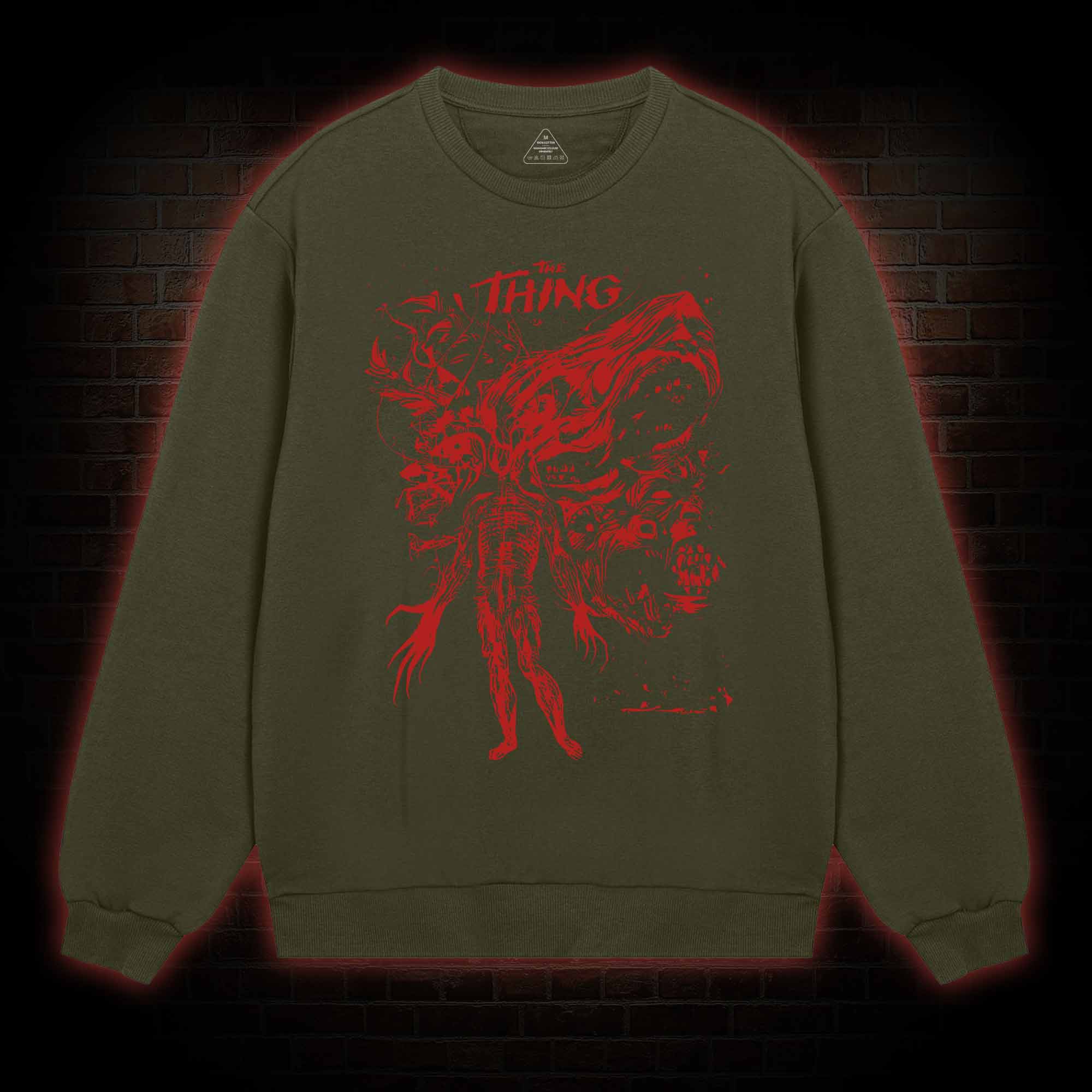 Retro The Thing Horror Sweatshirt