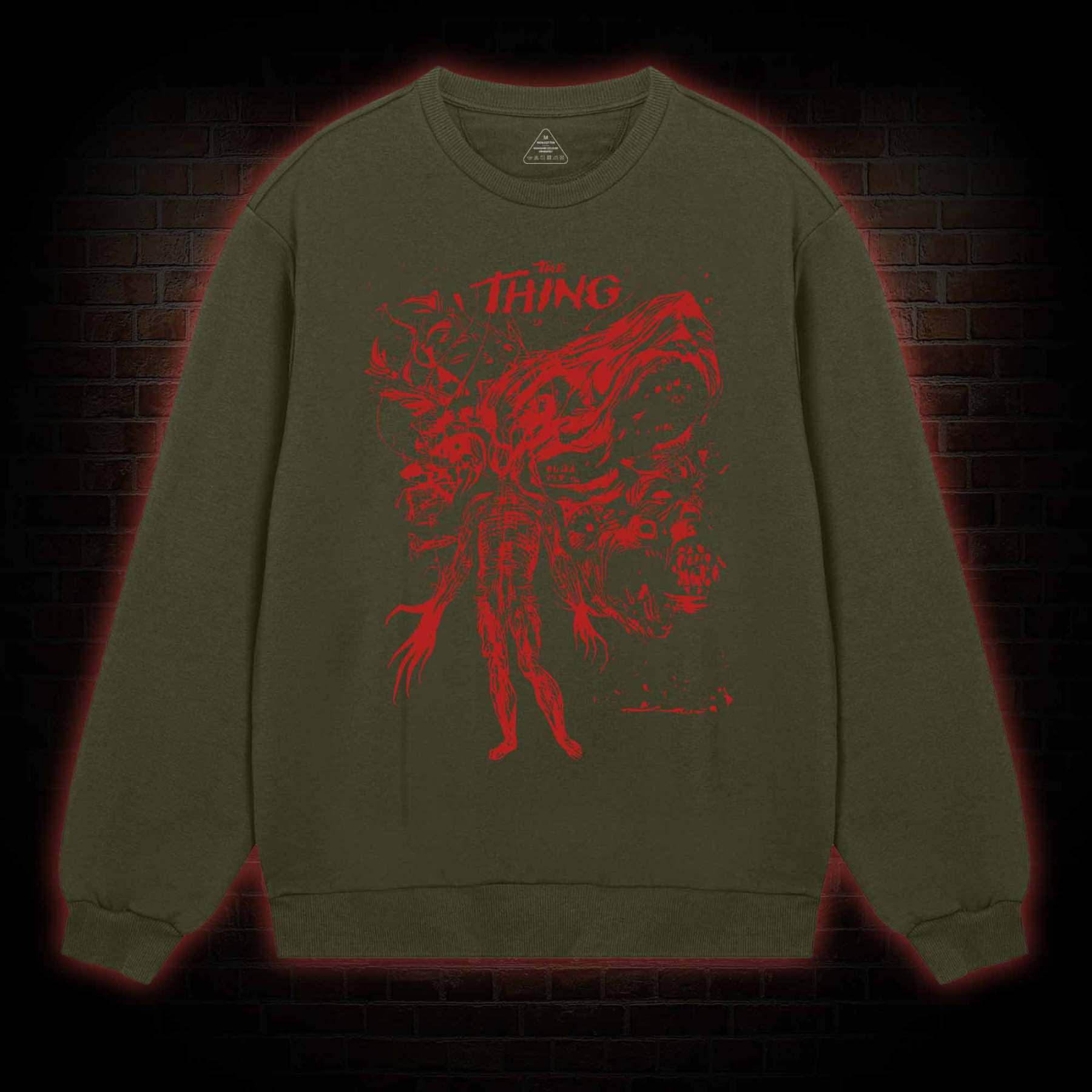 Retro The Thing Horror Sweatshirt
