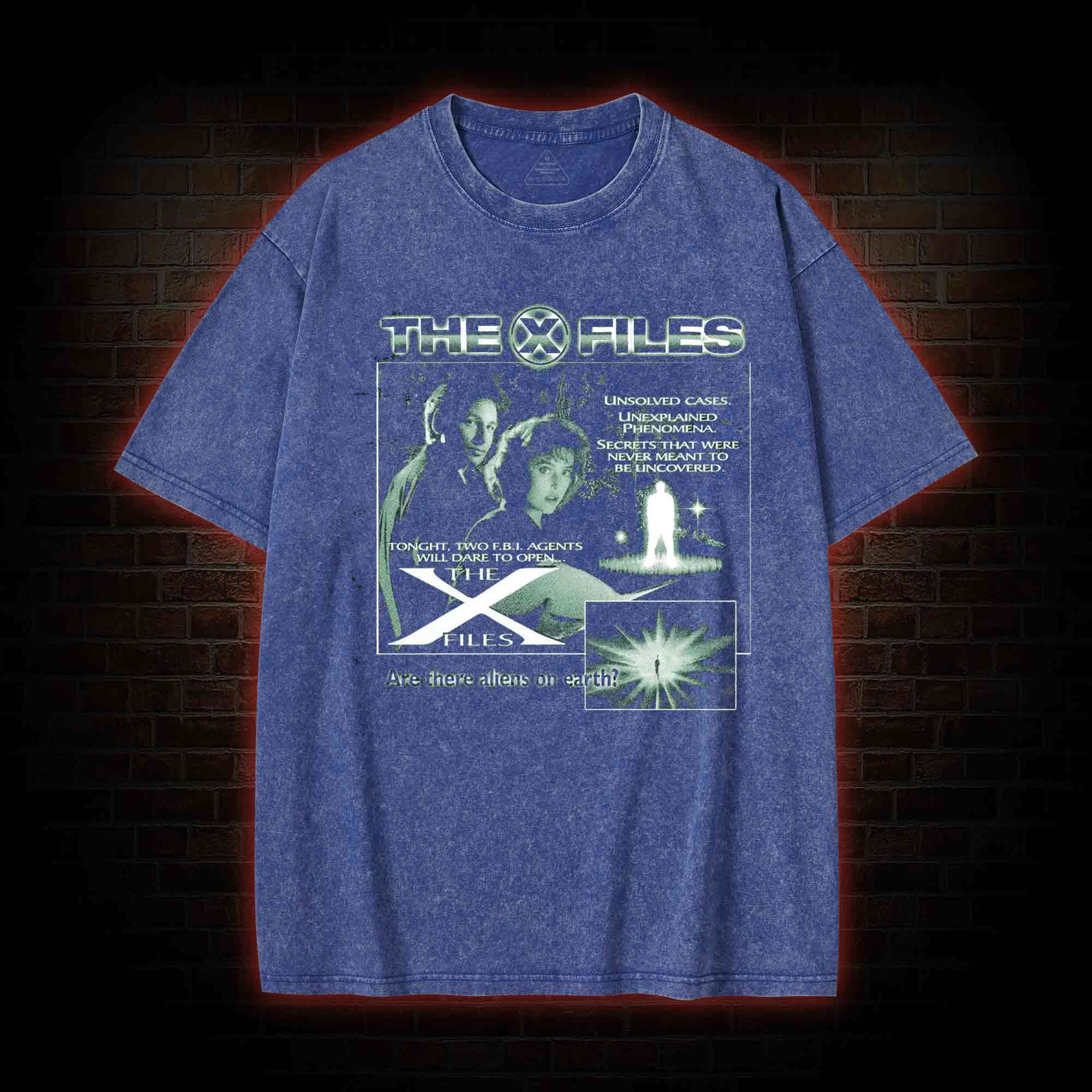 Are There Aliens on Earth? Washed T-shirt
