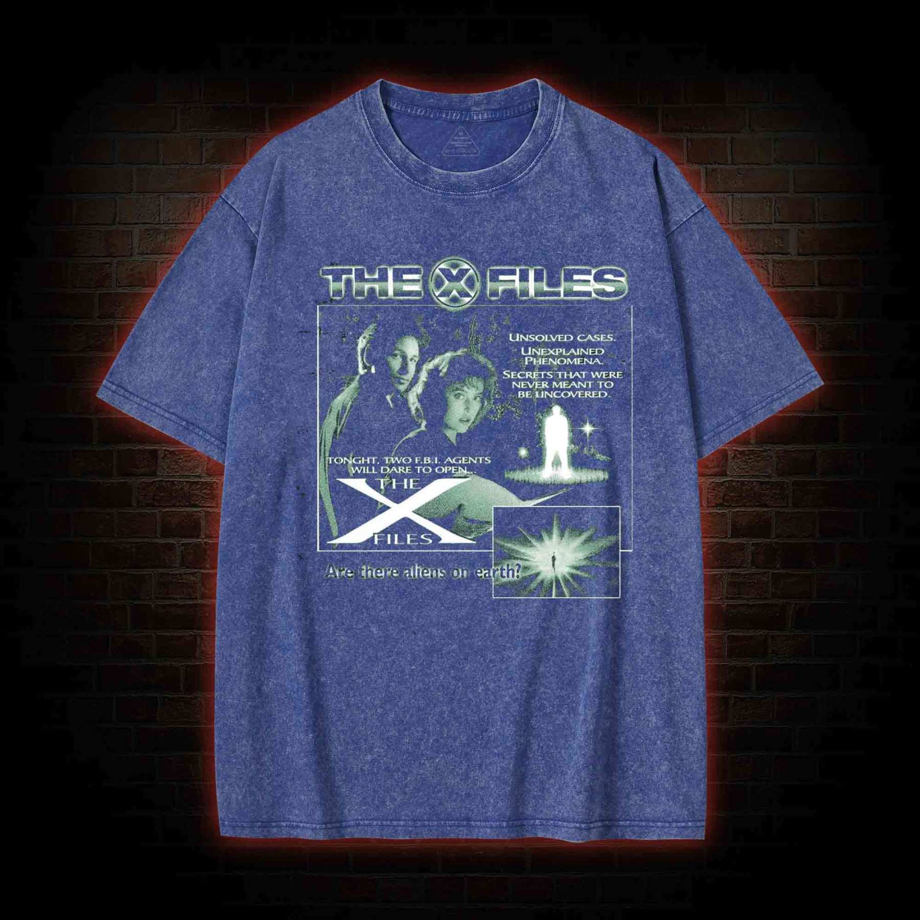 Are There Aliens on Earth? Washed T-shirt