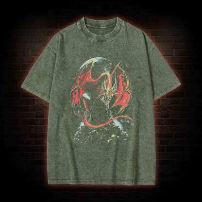 Medieval Dragon Washed T-shirt