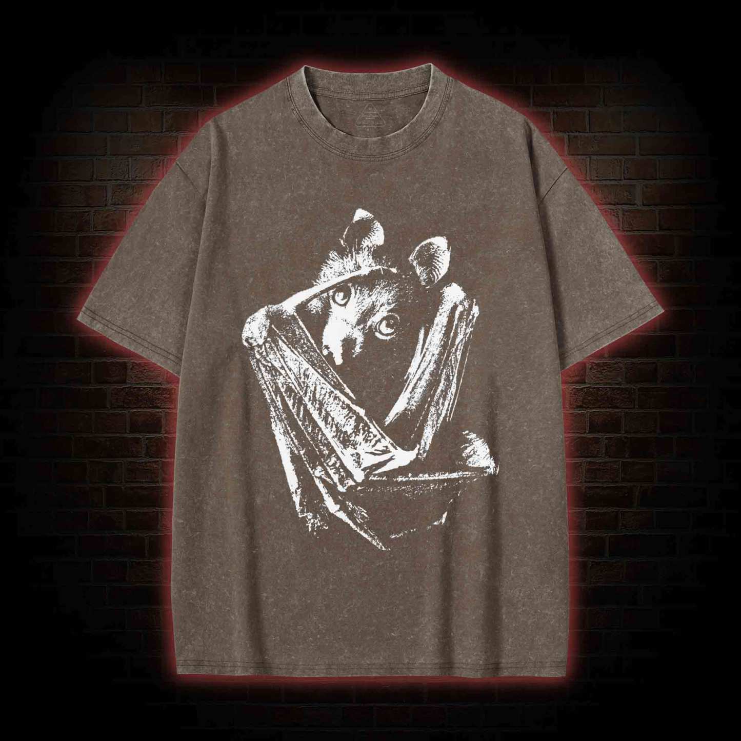 Bat Vampire Washed T-shirt