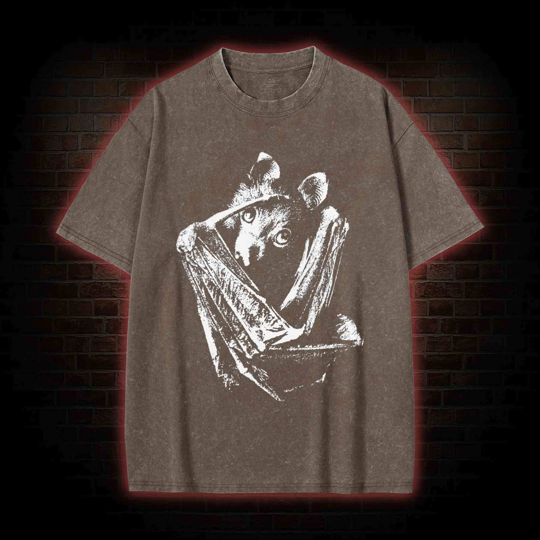 Bat Vampire Washed T-shirt