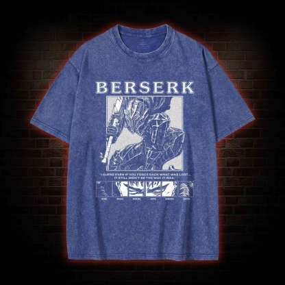 There's no Fighting Just to Die Washed T-shirt