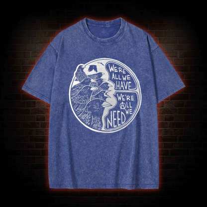 Anarchy Crows Washed T-shirt