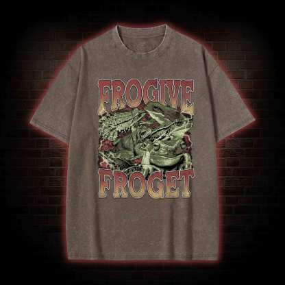 Frogive Froget Washed T-shirt