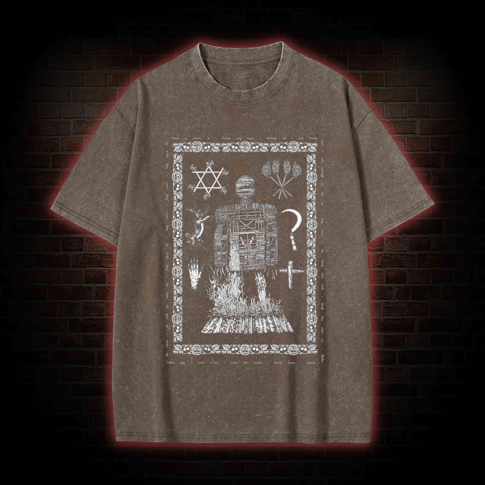 We're a Deeply Religious People Washed T-shirt