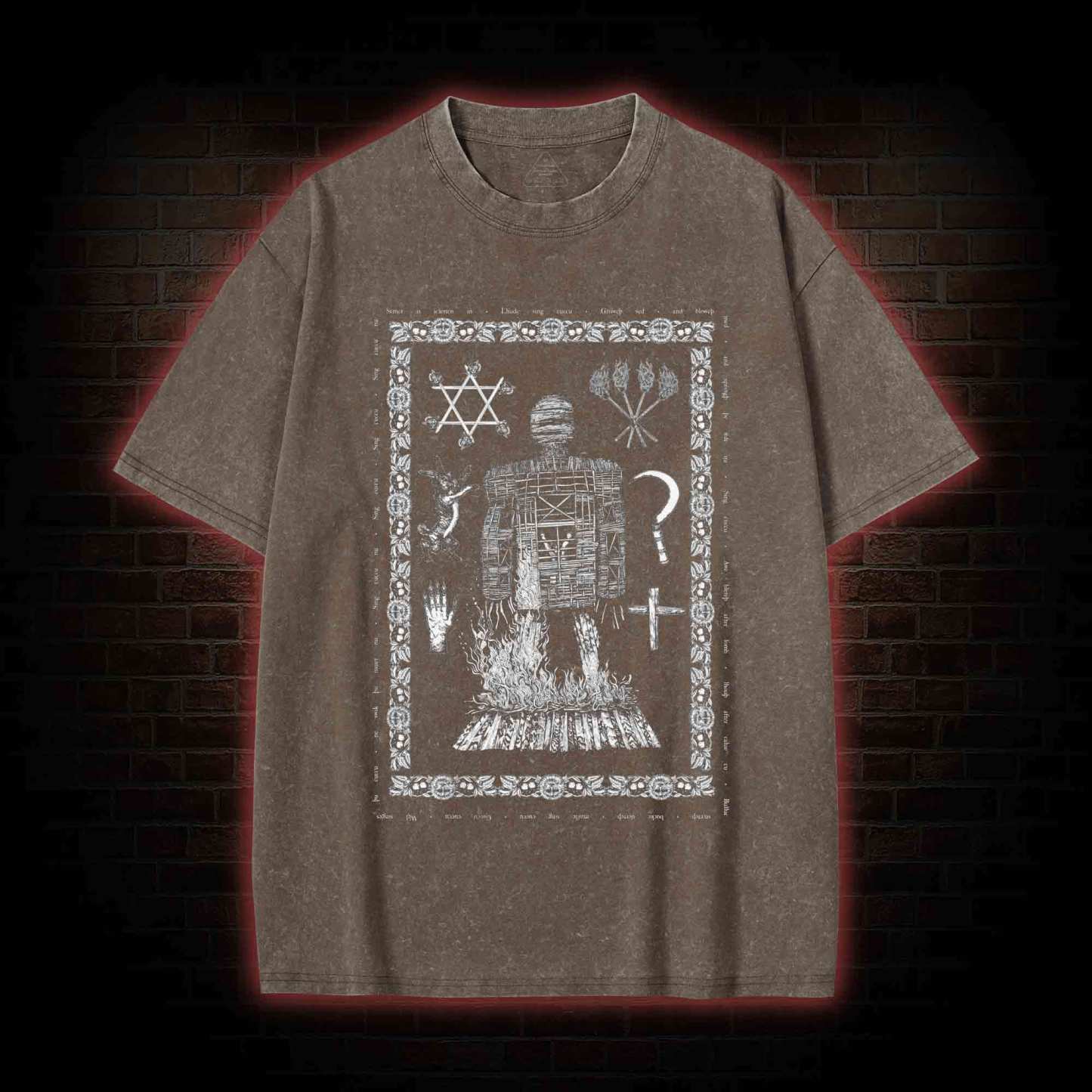 We're a Deeply Religious People Washed T-shirt