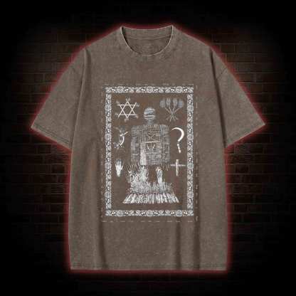 We're a Deeply Religious People Washed T-shirt