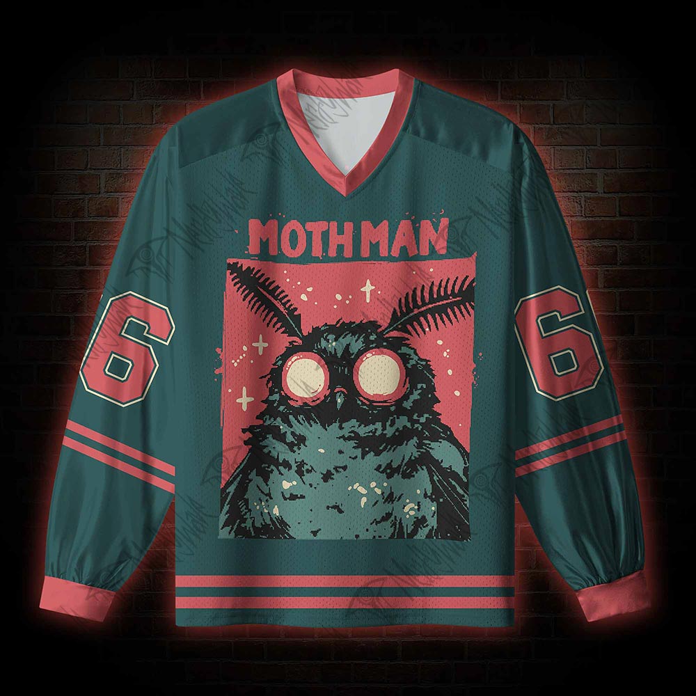 Mothman V-Neck Long Sleeve Jersey