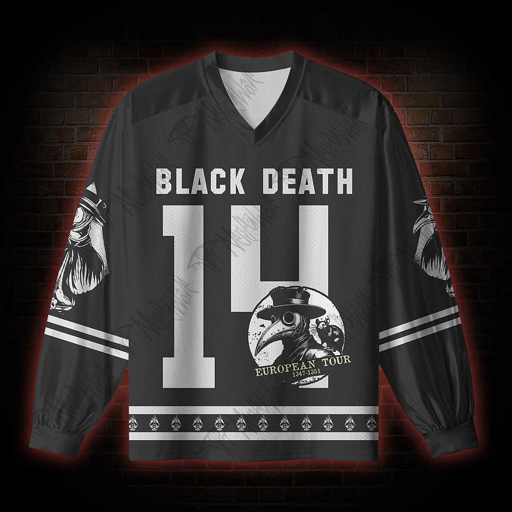 Black Death European Tour V-Neck Long Sleeve Jersey