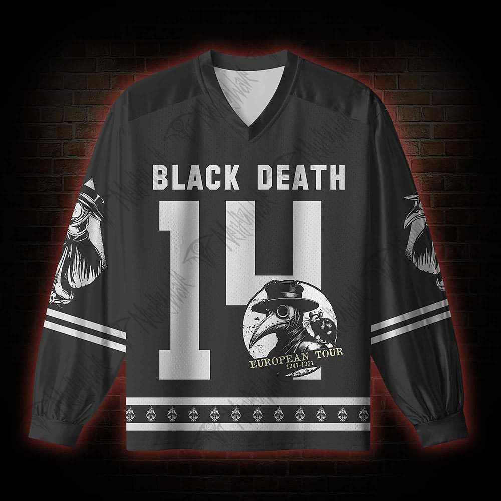 Black Death European Tour V-Neck Long Sleeve Jersey