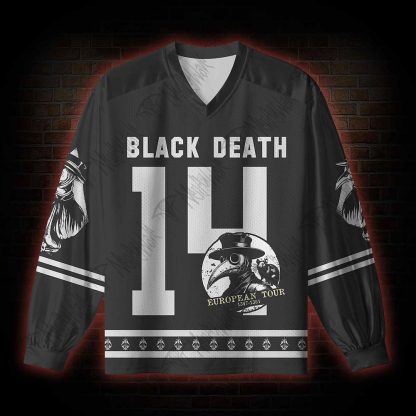 Black Death European Tour V-Neck Long Sleeve Jersey