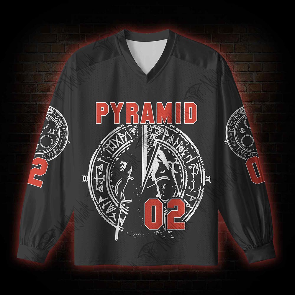 Pyramid Head V-Neck Long Sleeve Jersey